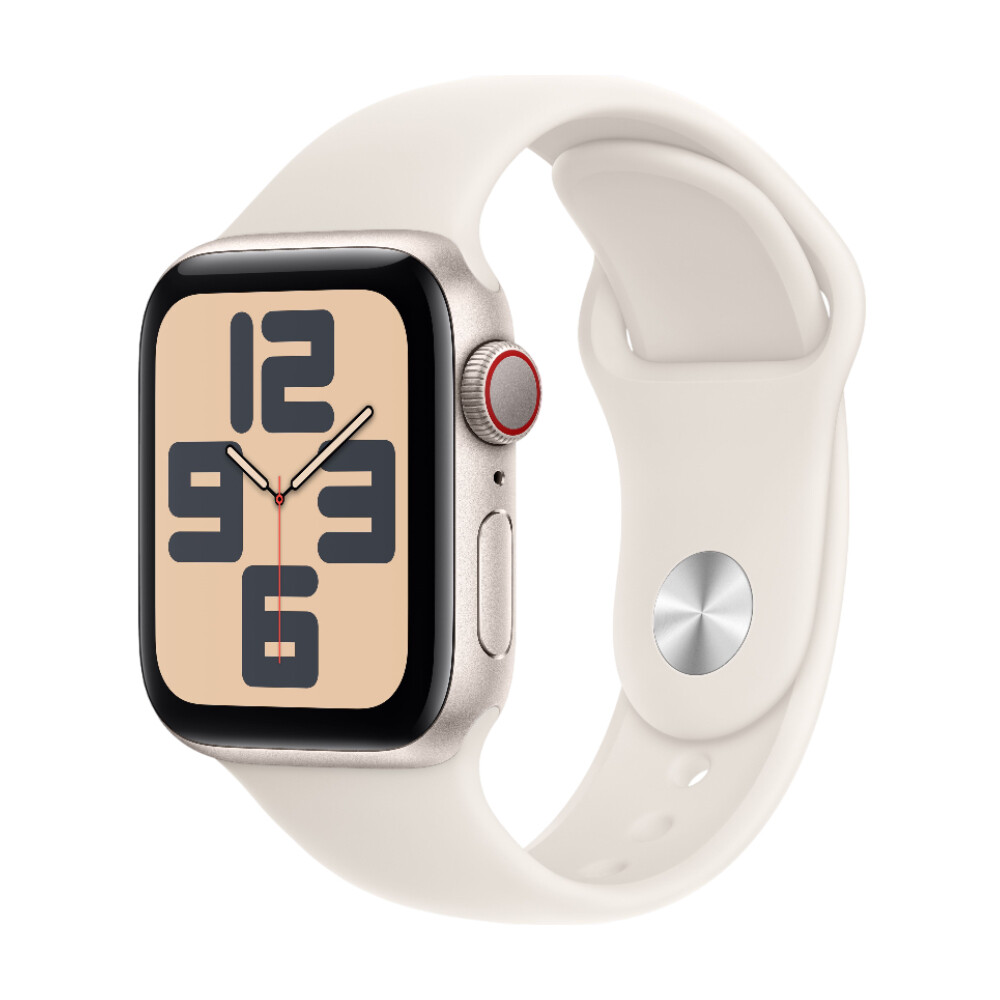 

Умные часы Apple Watch SE 2024 (GPS + Cellular), 40 мм, Starlight Aluminum Case/Starlight Sport Band - S/M, Бежевый, Умные часы Apple Watch SE 2024 (GPS + Cellular), 40 мм, Starlight Aluminum Case/Starlight Sport Band - S/M