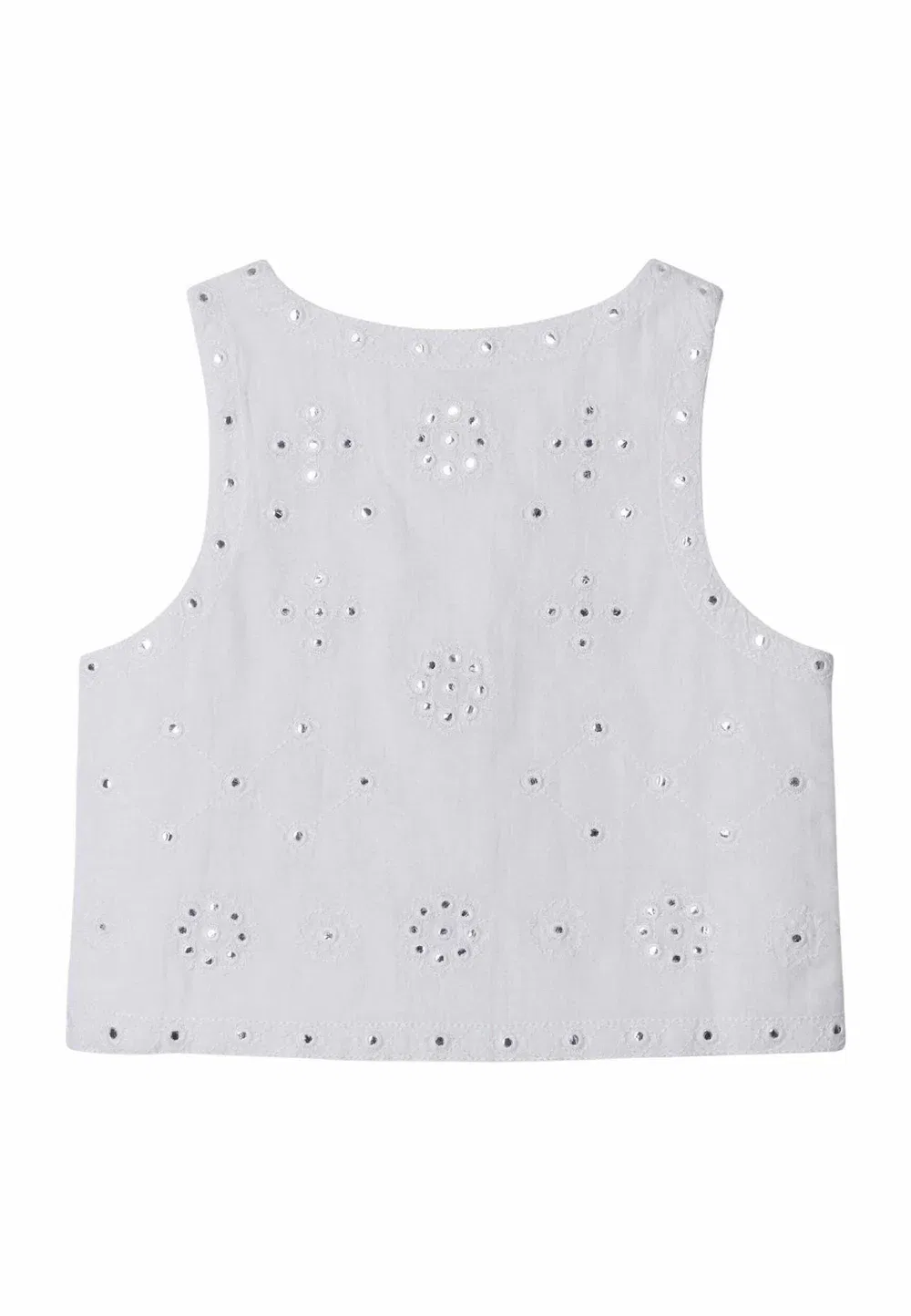 Жилет Chaleco с деталями из падубового дерева Pepe Jeans, Mousse White — фото 2