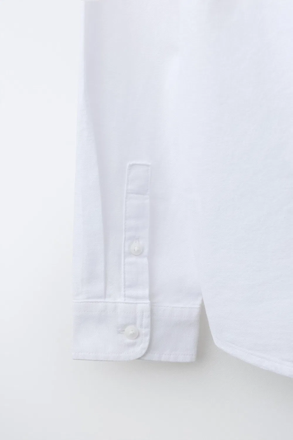 Рубашка с карманом Oxford ZARA, White — фото 4