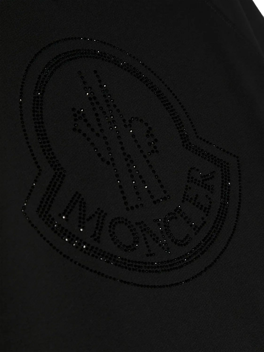 Худи с логотипом из хлопка MONCLER GENIUS, черный — фото 3