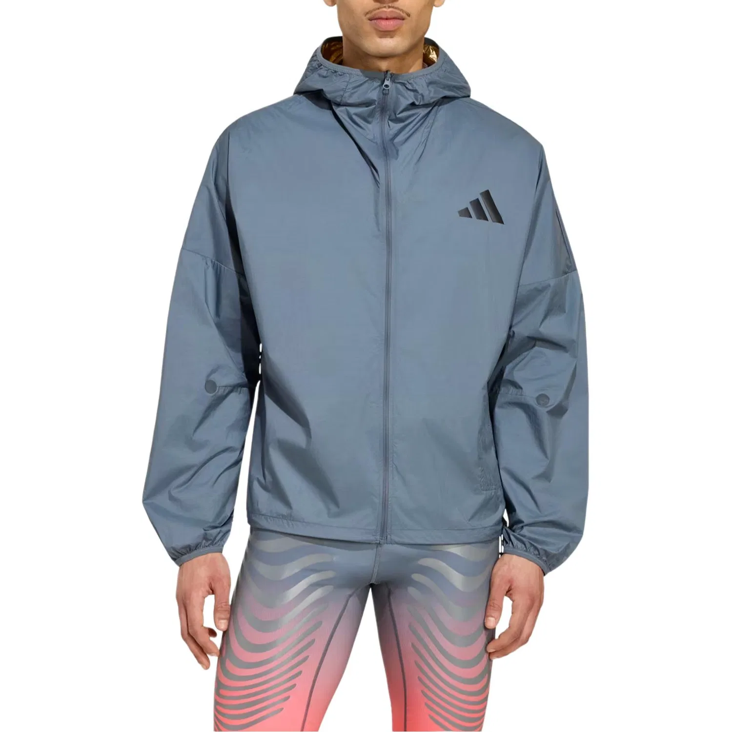 Мужская куртка с капюшоном Agate Gray Adidas, Agate Gray — фото 3