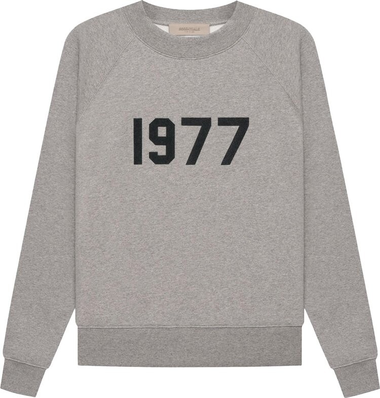 

Толстовка Fear of God Essentials Essentials Crewneck 'Dark Oatmeal', серый