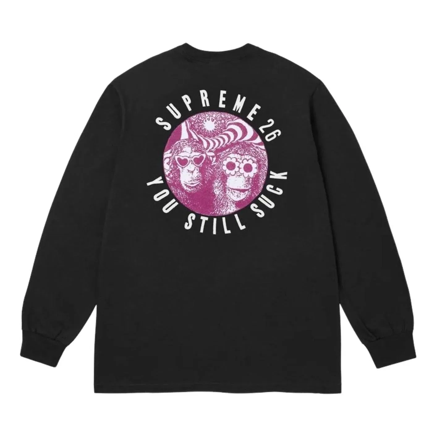 Мужская футболка FW26 You Still Sk L/S T-Shirt 'Black' Supreme, черный