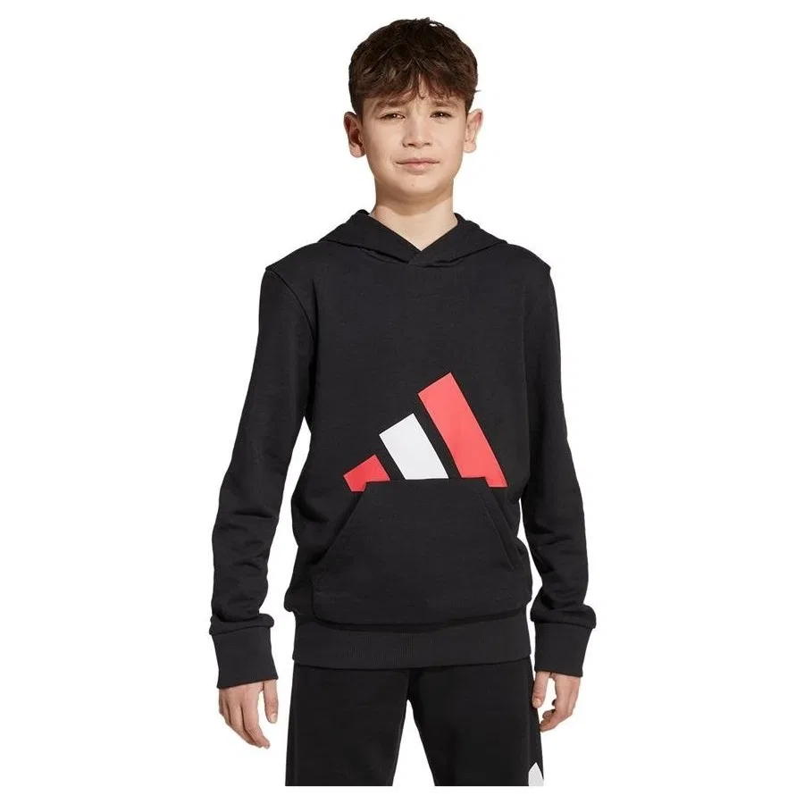 Детский свитшот с капюшоном adidas J BL FT HD 280 JY0301, Черный