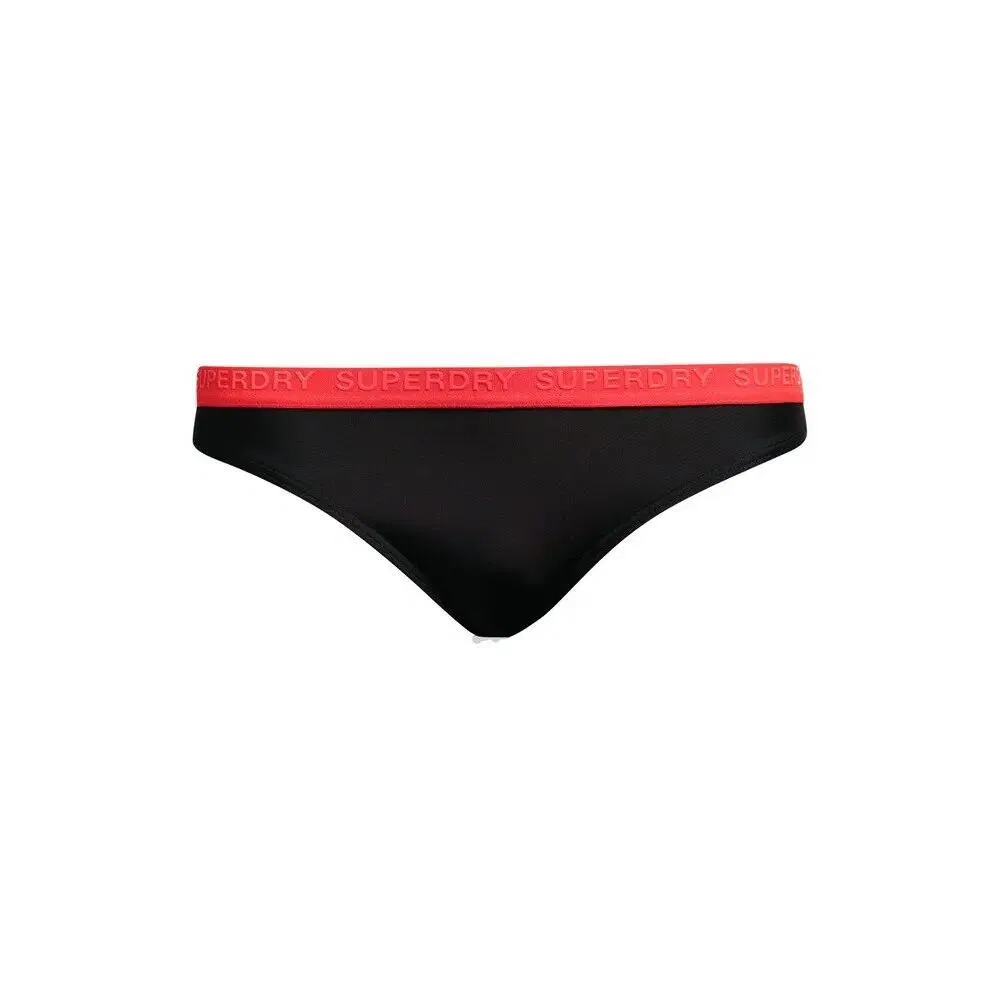 Женские плавки бикини с низкой посадкой Superdry Classic, Schwarz