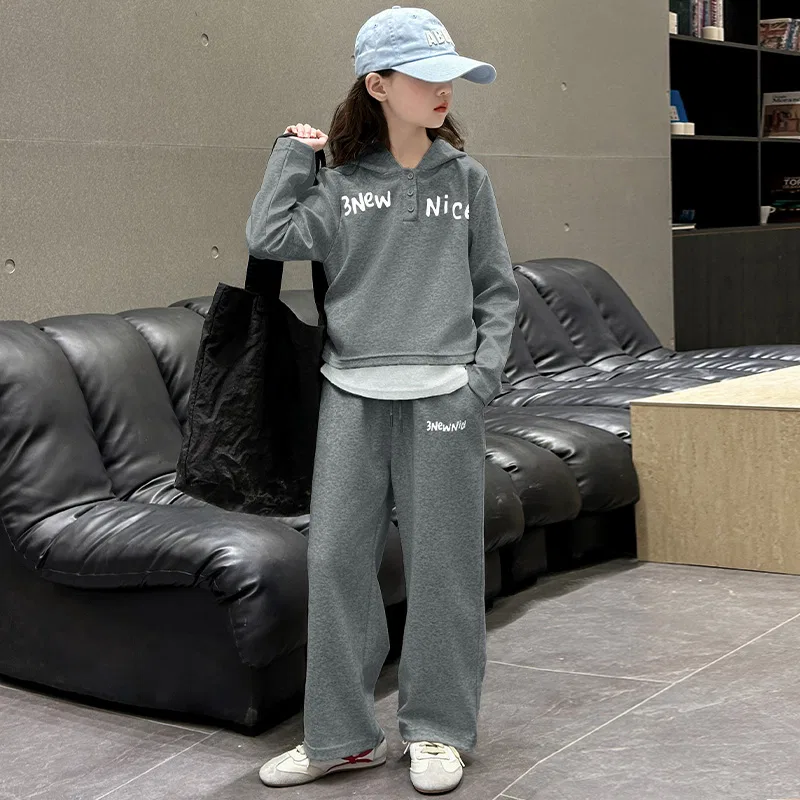 Детский спортивный комплект для девочек Lanza, Dark Gray — фото 4