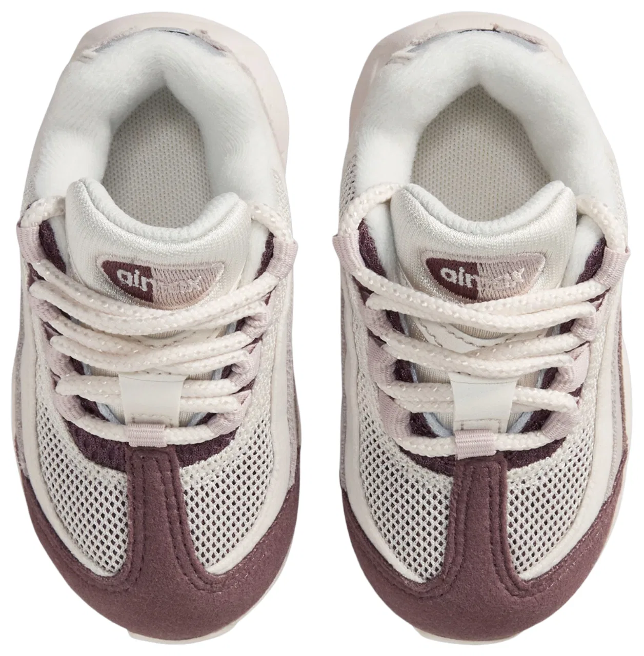 Кроссовки для девочек Air Max 95 Nike, цвет Phantom/Red Silt — фото 4
