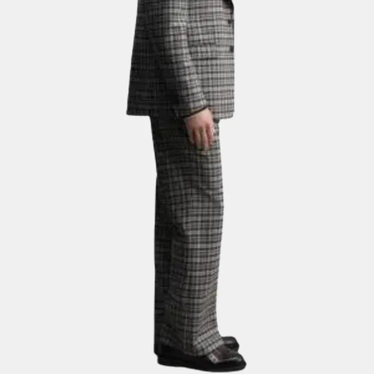 Мужские брюки от костюма с принтом x Disney Harry Lambert FW25 ZARA, Gray — фото 3