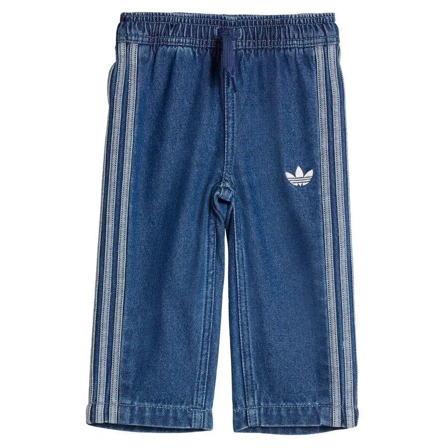 Джинсы ADIDAS ORIGINALS Regular Jeans 'Firebird' синего цвета
