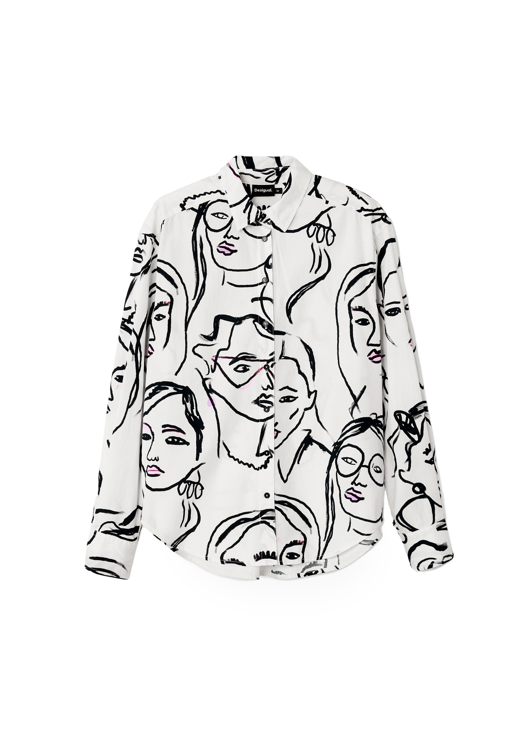 

Рубашка Desigual с рисунком, белый