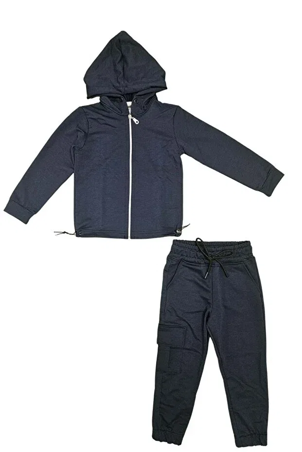 Детский спортивный костюм с капюшоном Mnk Baby&Kids, Navy Blue