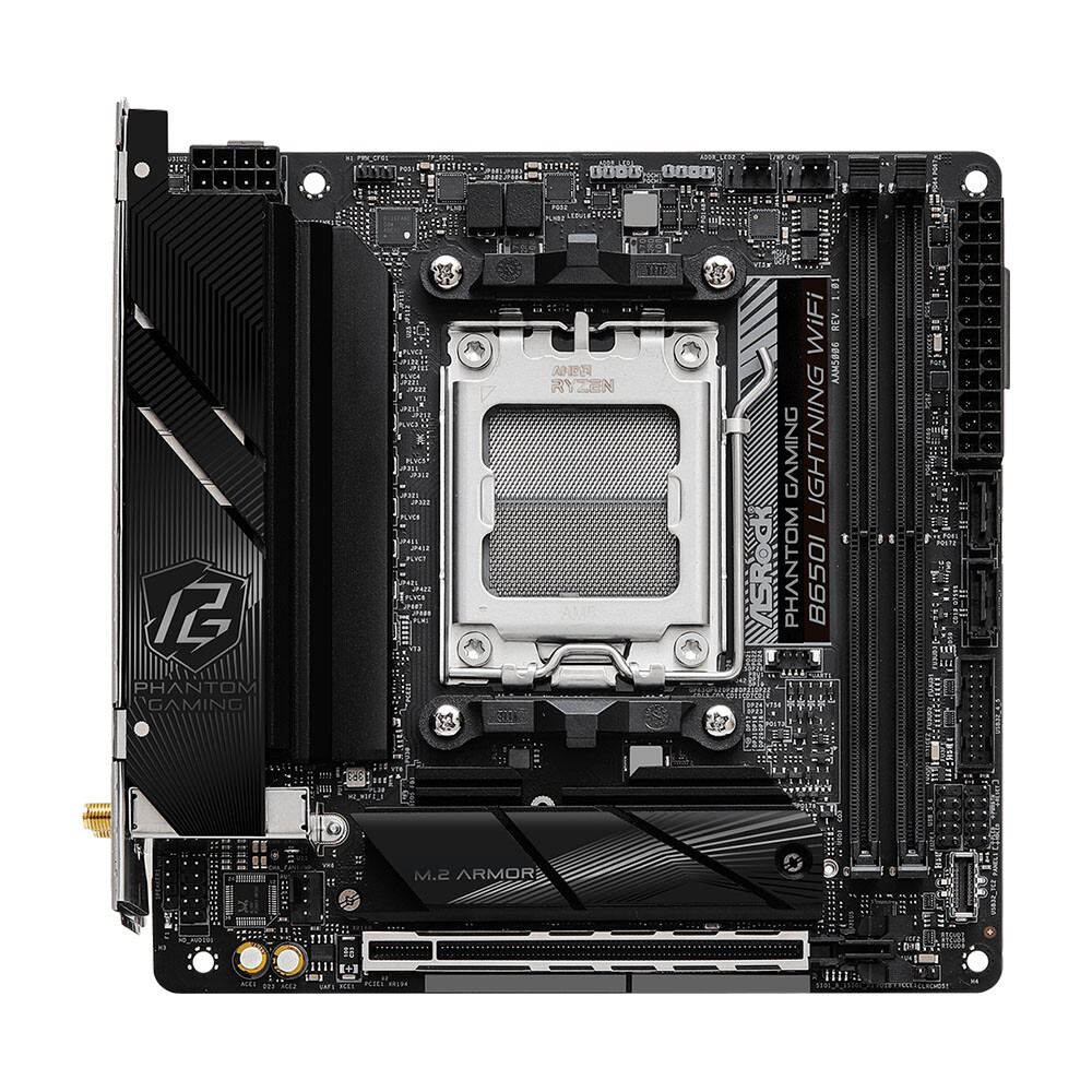 Материнская плата Asrock B650I Lightning, AM5, DDR5, Wi-Fi — фото 3