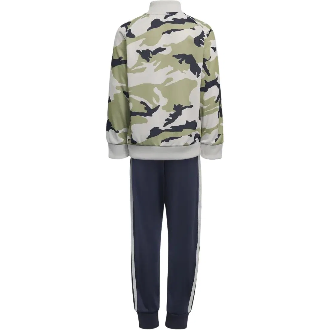 Детский спортивный комплект с воротником-бейсболка Adidas Originals, Camouflage Black — фото 3