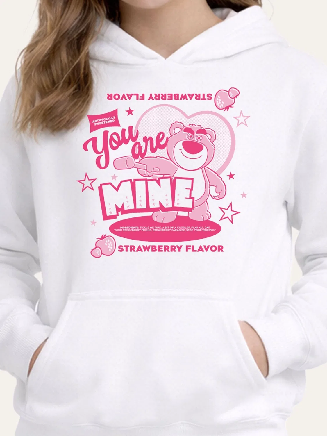 Худи с принтом, Toy Story Brand Threads, белый — фото 3