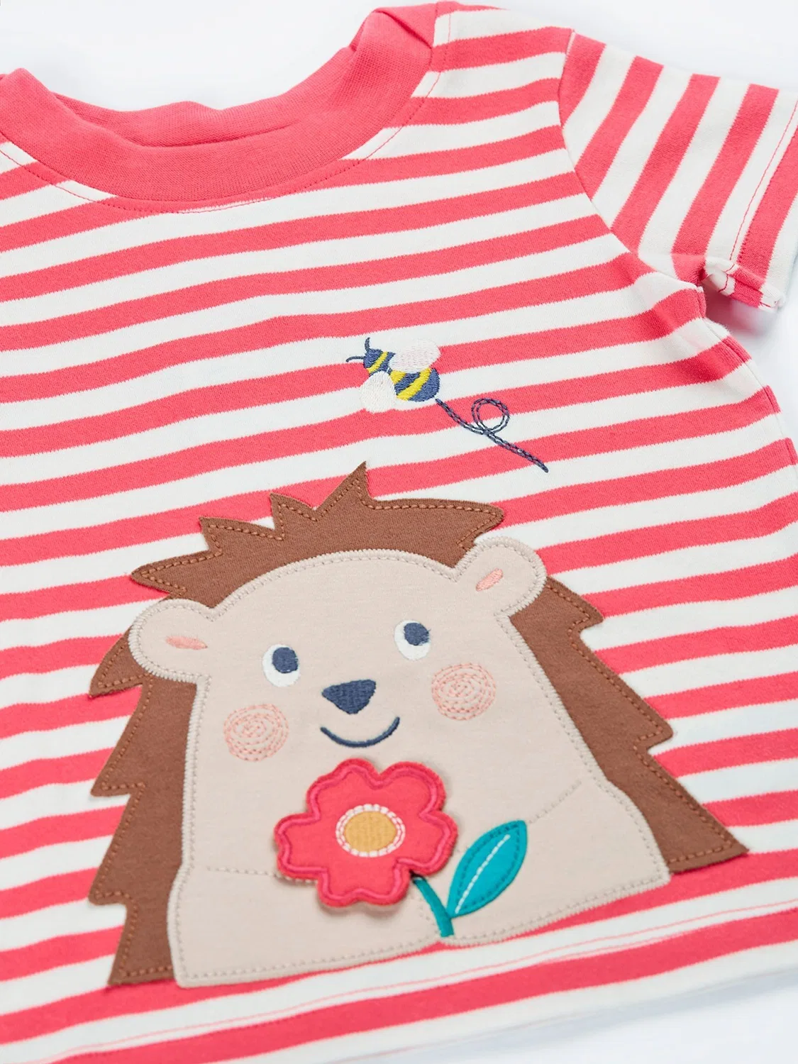 Футболка Frugi Easy On T-Shirt, розовый — фото 3