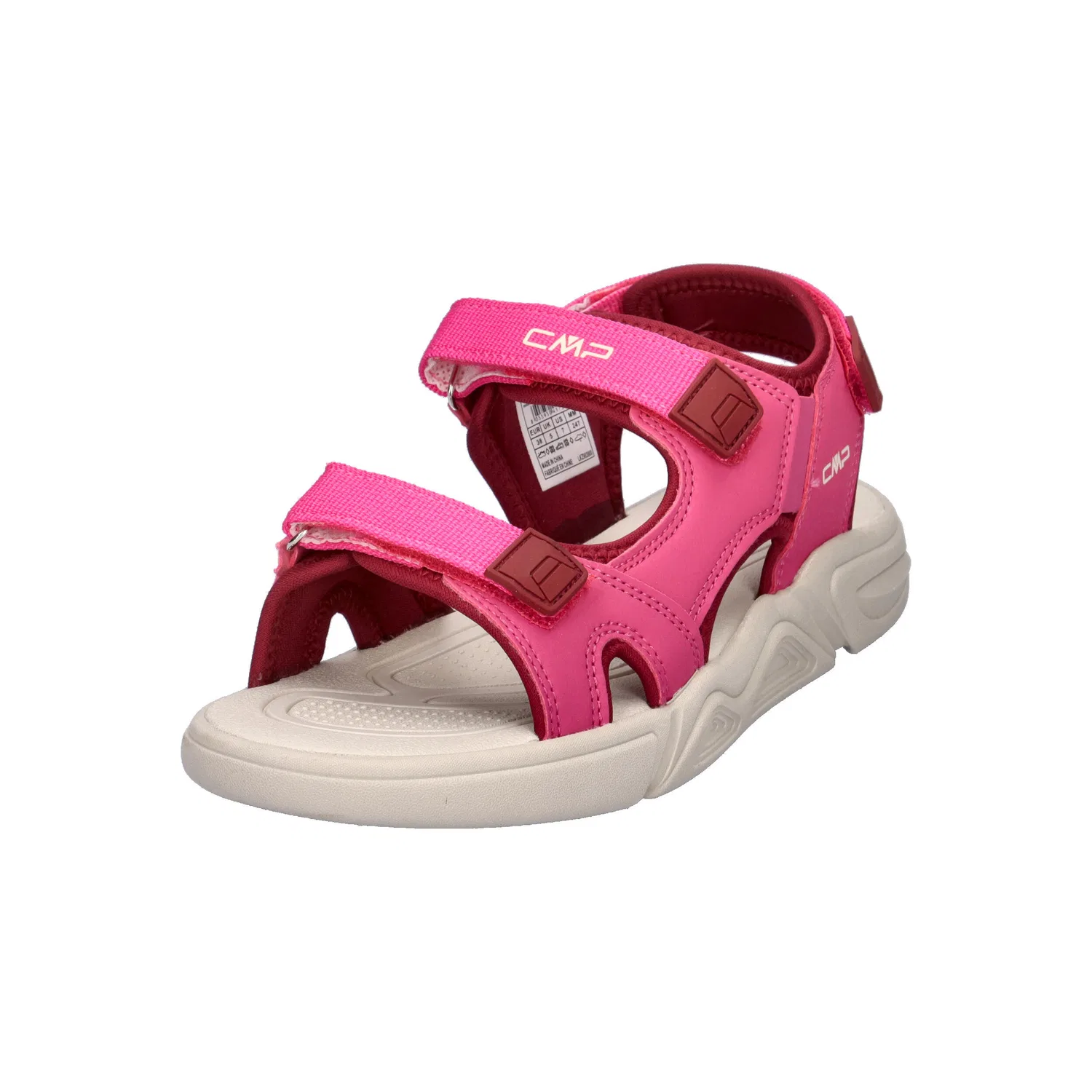 Детские сандалии с системой фиксации Kids Strolly Cmp, Rosa Orange Magentapink — фото 4