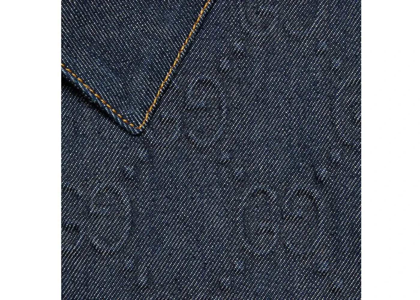 Мужская джинсовая куртка с тиснением GG Gucci, Blue — фото 2
