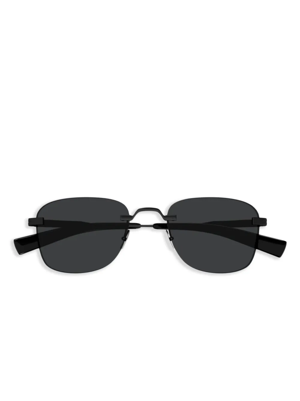 

Солнцезащитные очки в квадратной оправе Saint Laurent Eyewear, черный