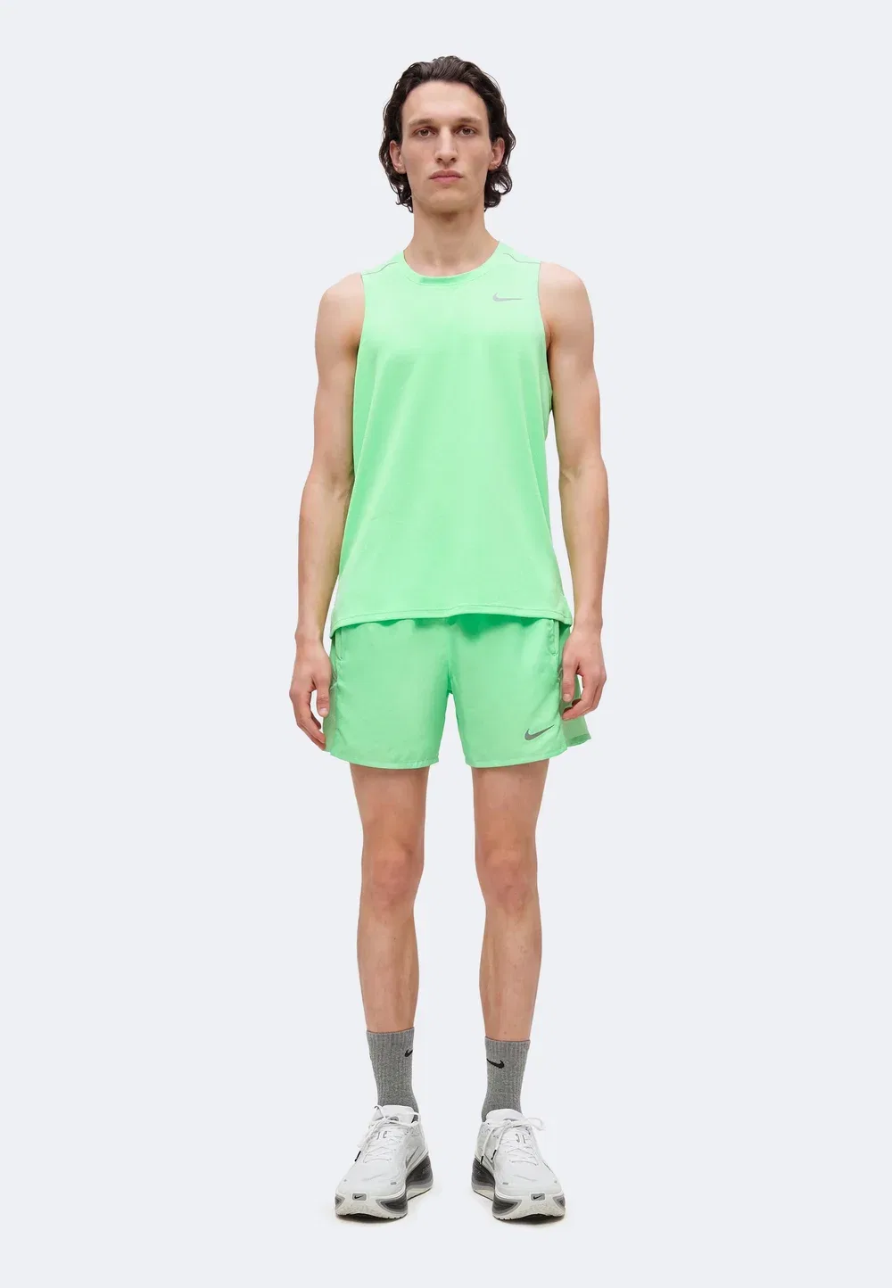 Топ-Майка Miler Nike Performance, Illusion Green — фото 2