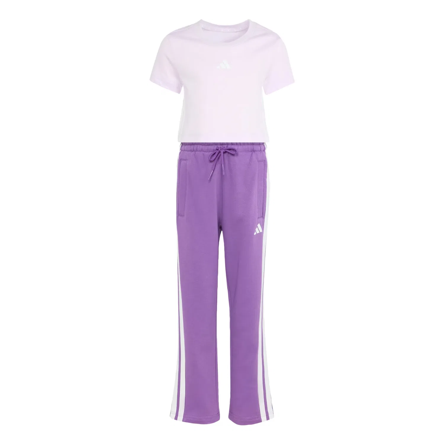 Спортивный костюм Adidas Sportswear Essentials в фиолетовом и сиреневом цветах