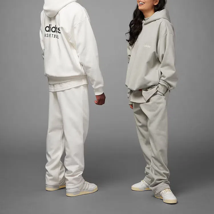 Худи баскетбольное с принтом Adidas, белый — фото 4