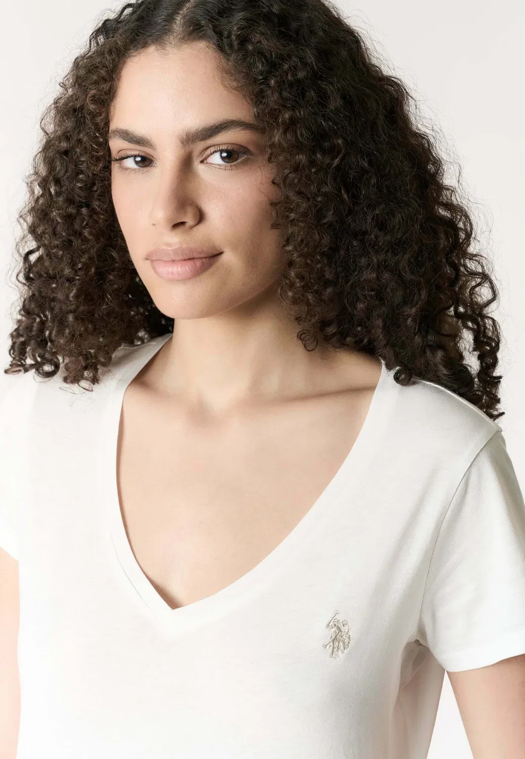 Простая футболка U.S. Polo Assn., Bianco — фото 4