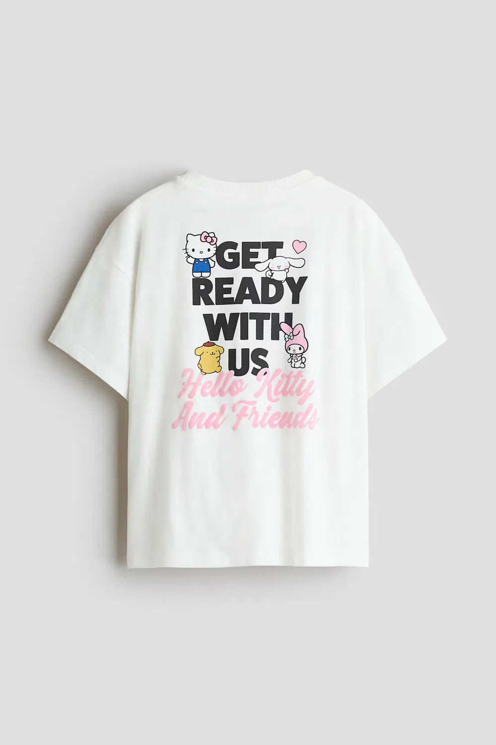 Хлопковая футболка с принтом H&M, Weiß/Hello Kitty — фото 2
