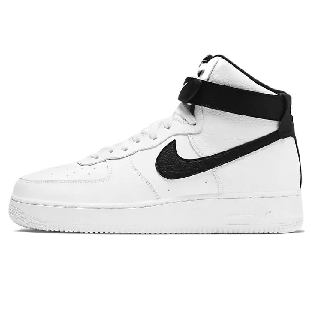 Кроссовки Nike Air Force 1 '07 High, белый/черный - фото