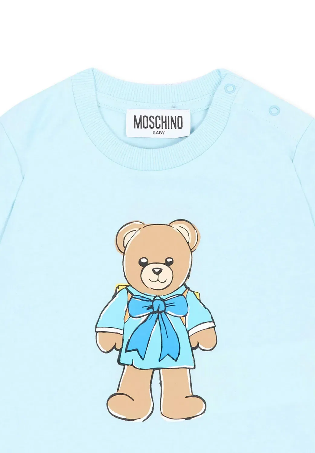 Футболка - футболка с принтом Moschino, Light Blue — фото 3