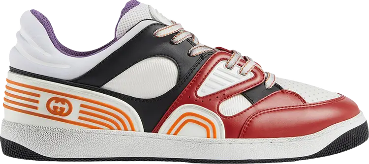 Кроссовки Gucci Basket Red Black Demetra, красный