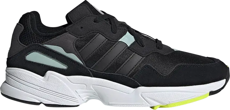 

Кроссовки Adidas Yung-96 'Black Mint', черный