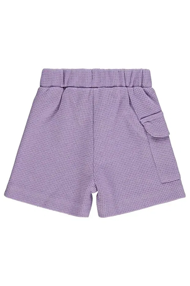 Детские шорты для девочек хлопковые Civil Baby, Lilac — фото 2