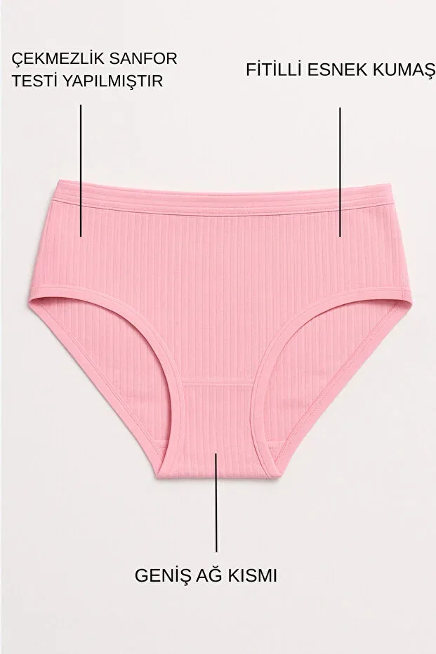 Детские трусы для девочек хлопковые комплект 6 шт Stars underwear Butik1Avm, Mixed — фото 2