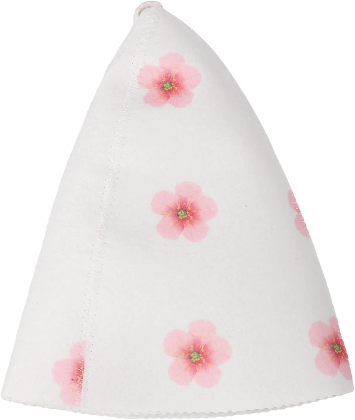 Сауна-шапочка из войлока для защиты от тепла, Zeroupshop, 70 см, Pink Flowers — фото 4