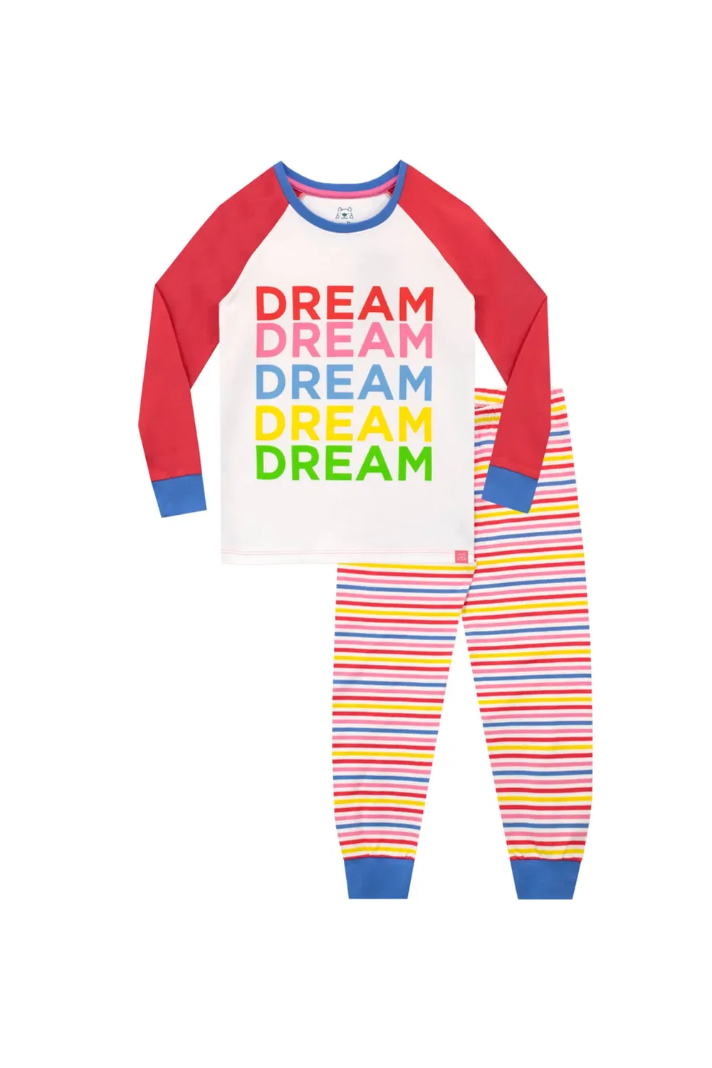 Детская пижама с принтом Dream Rainbow Harry Bear, Red