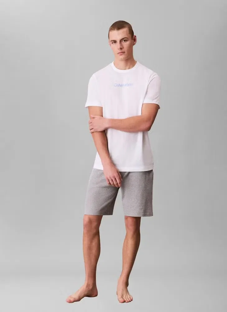 Футболка домашняя с коротким рукавом Lounge Cotton Classics Calvin Klein, белый — фото 4