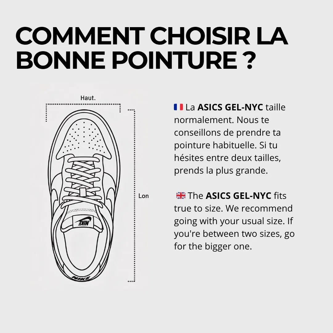 Детские кроссовки Asics Gel-NYC Cream Oyster Grey, Цвет Grau — фото 2