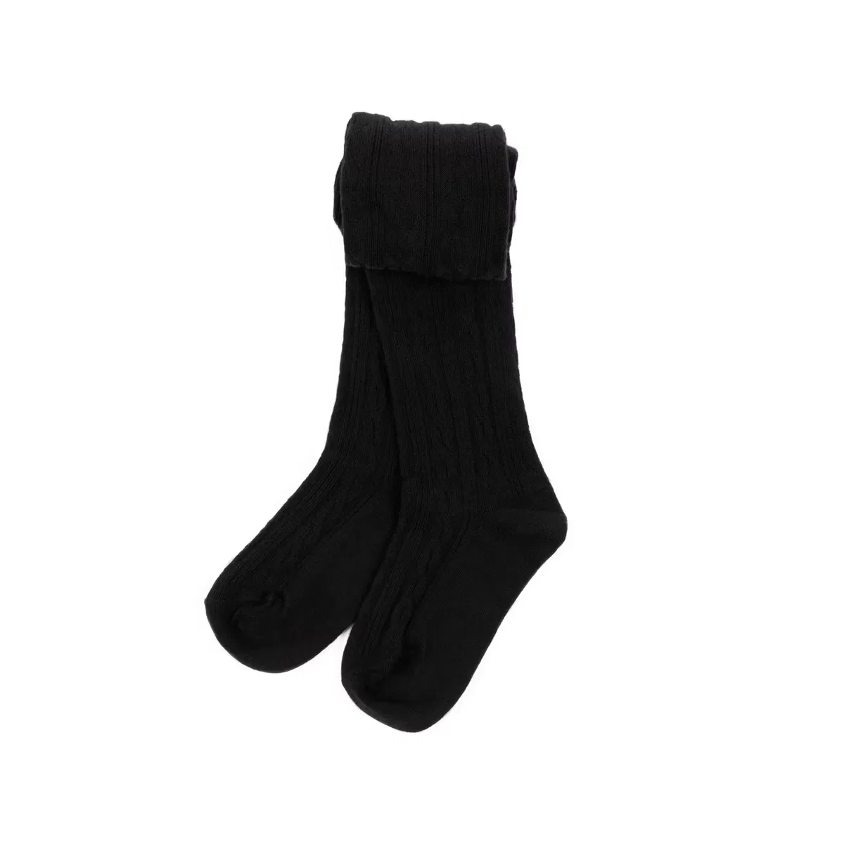 Колготки с косичкой Leveret, Black
