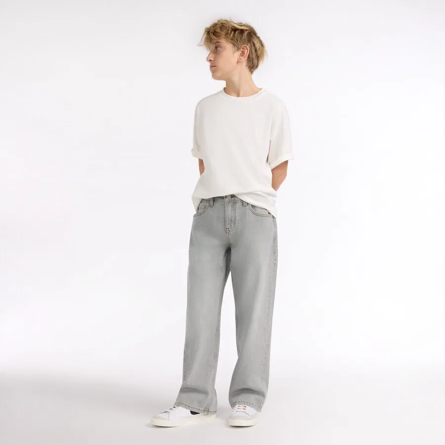 Детские джинсы Baggy '578 Baggy' серого цвета Levi'S Kids — фото 3