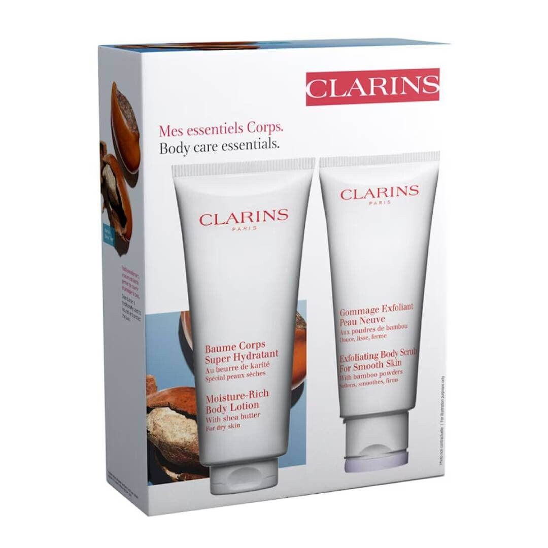 

Подарочный набор Clarins Chest Body Hydration, 2 предмета