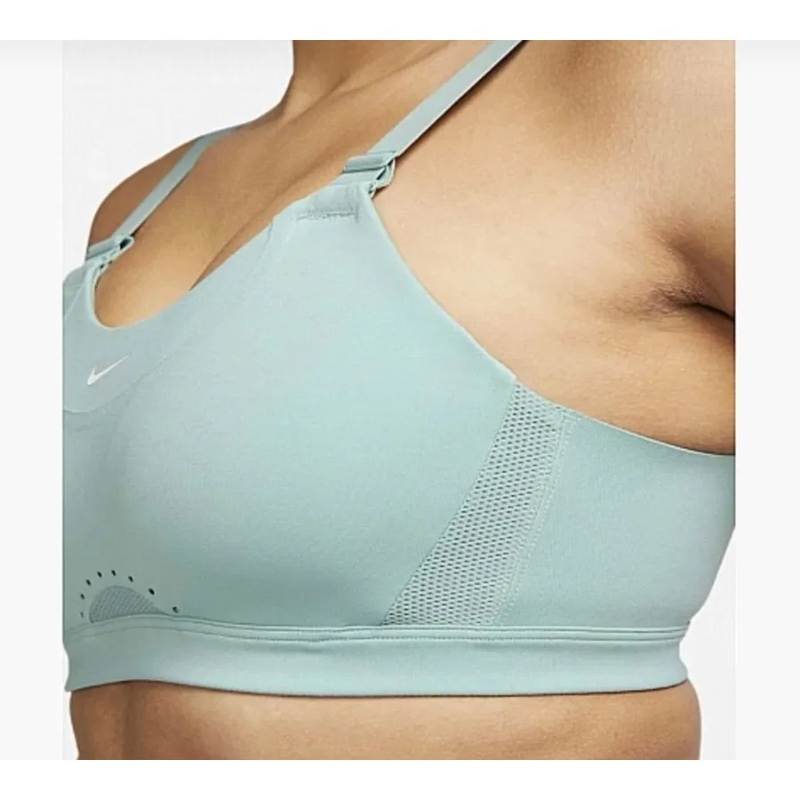 Спортивный бюстгальтер с высокой поддержкой Dri-Fit Alpha High-Support Padded Adjustable Training Nike, Синий — фото 3