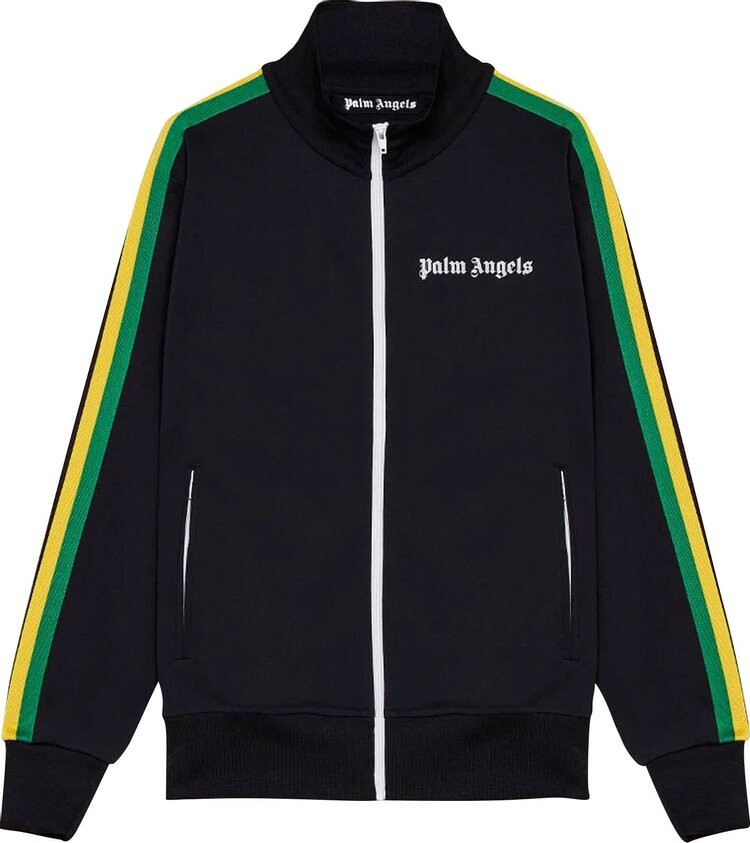 

Куртка Palm Angels Exodus Classic Track Jacket 'Black/White', черный