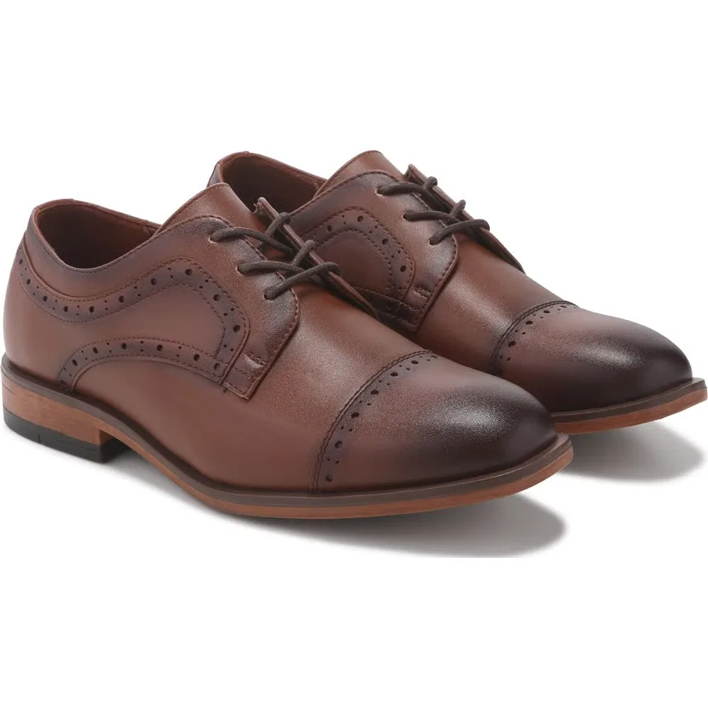 Детские туфли на шнуровке Liam Perry Ellis Portfolio, Cognac