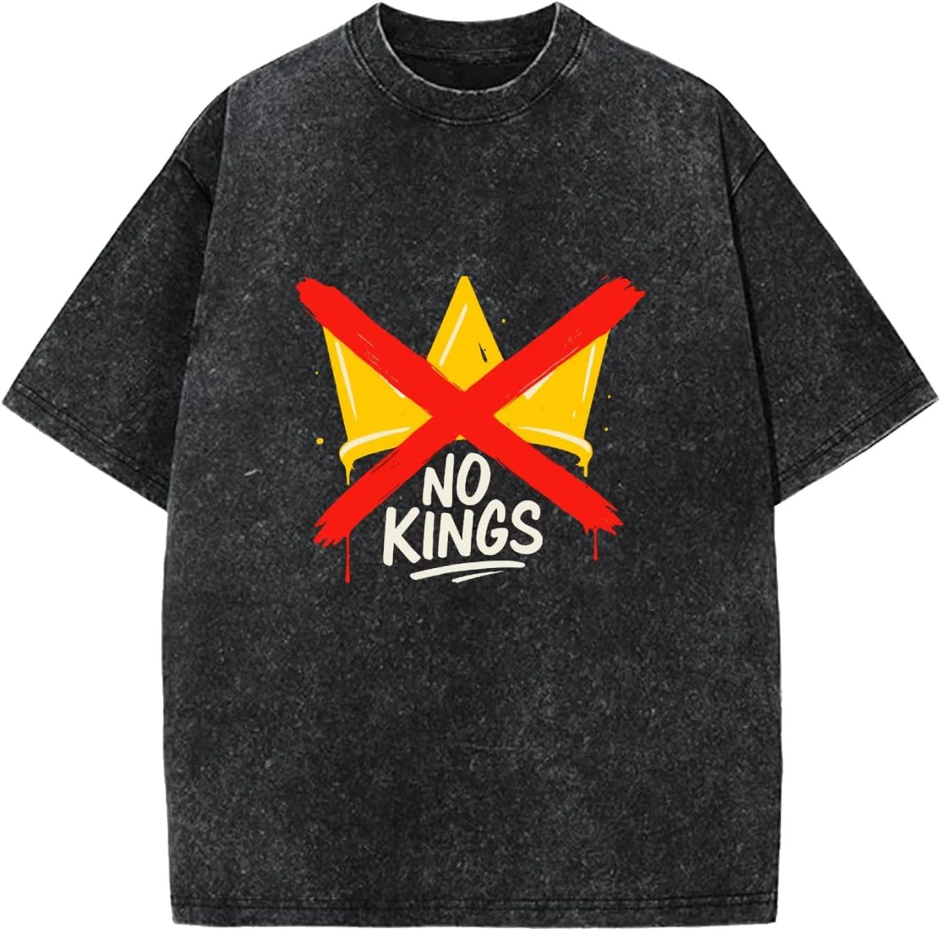 Футболка с патриотическим принтом Shirt-004, Wash Black
