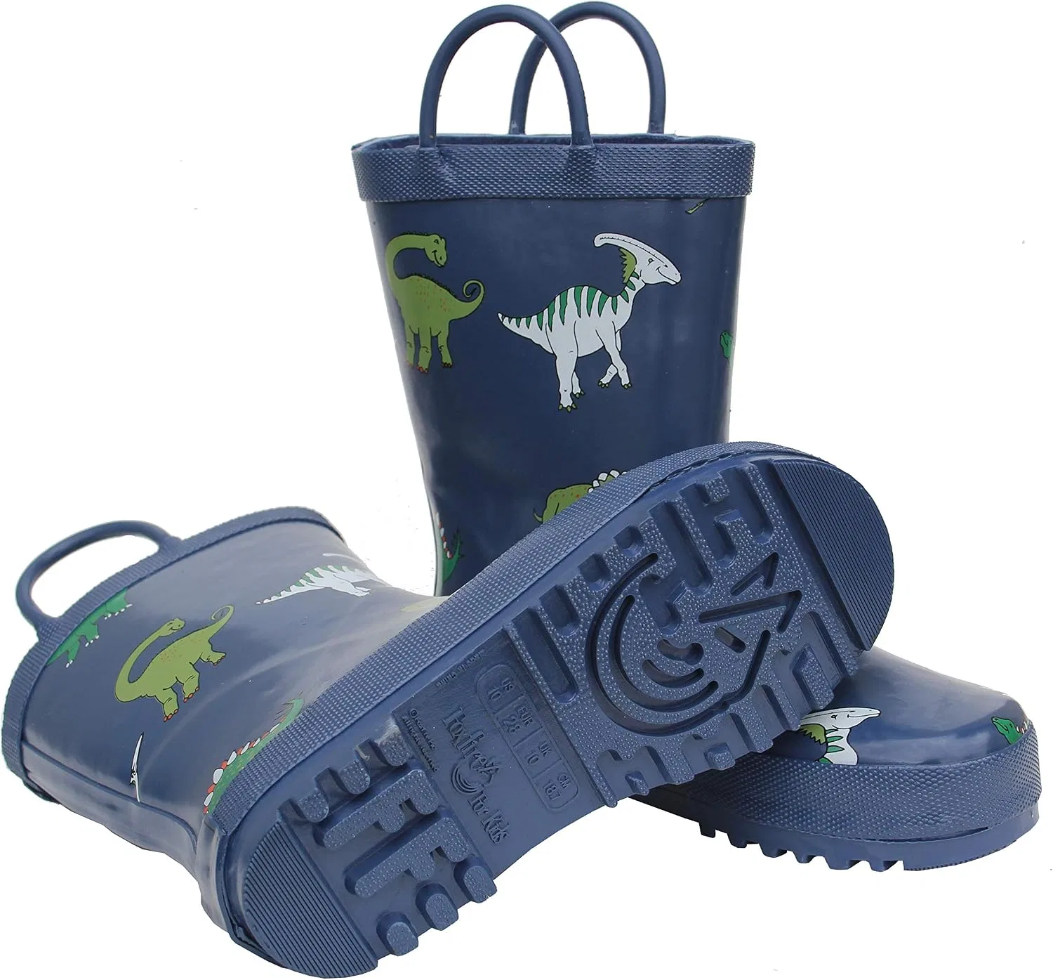 Детские резиновые сапоги для мальчиков Foxfire, Blue Dino — фото 2
