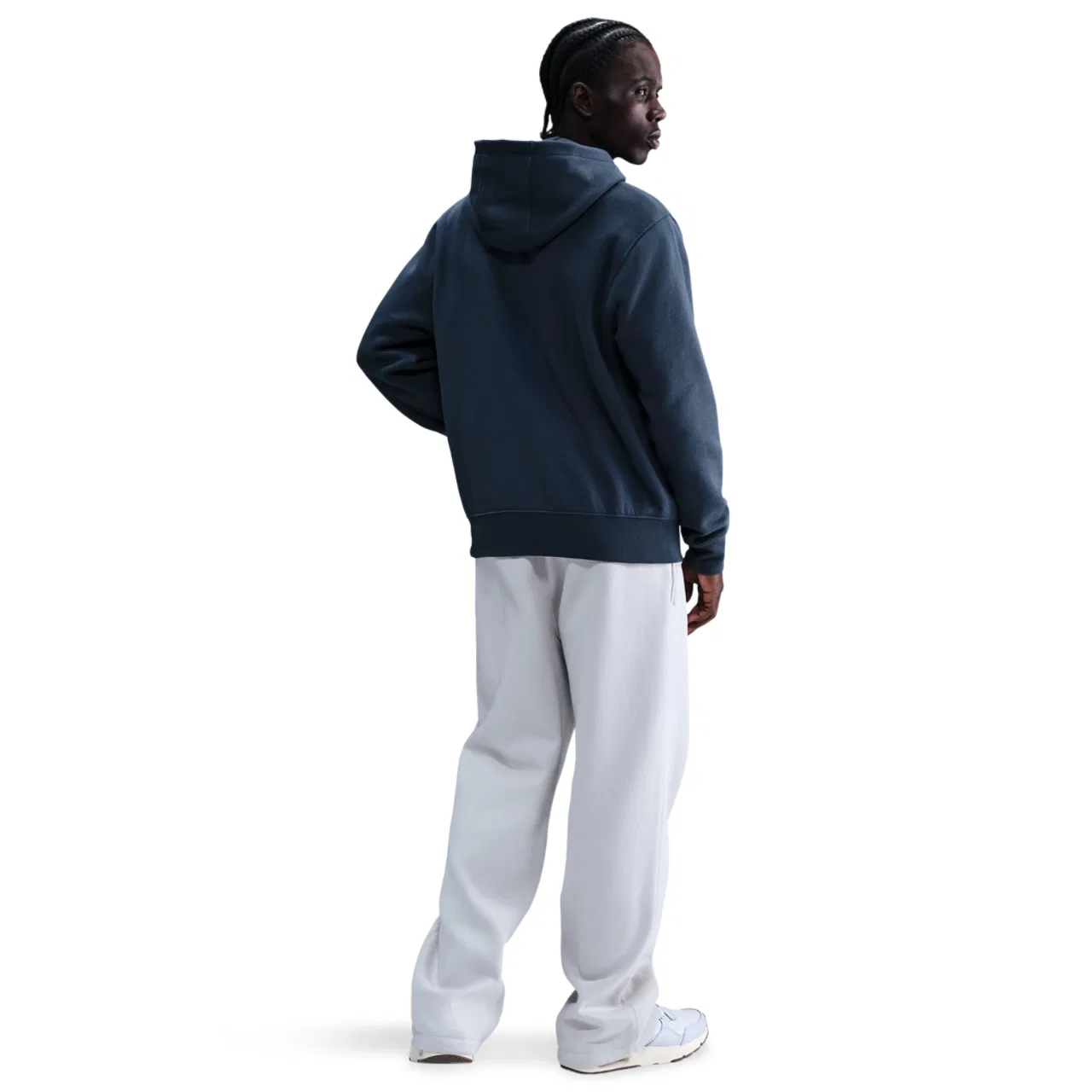 Мужское худи BTS Basketball Pullover Nike, цвет Thunder Blue/Sail — фото 4
