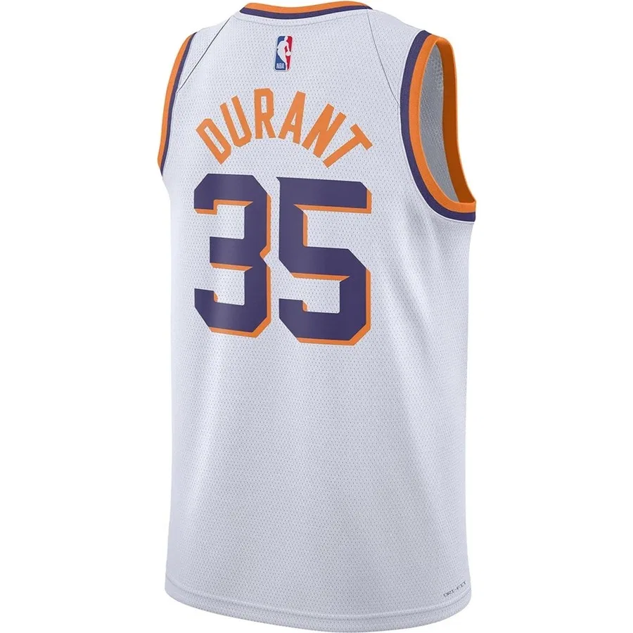 Футболка с принтом Phoenix Suns Association Nike, Белый — фото 3