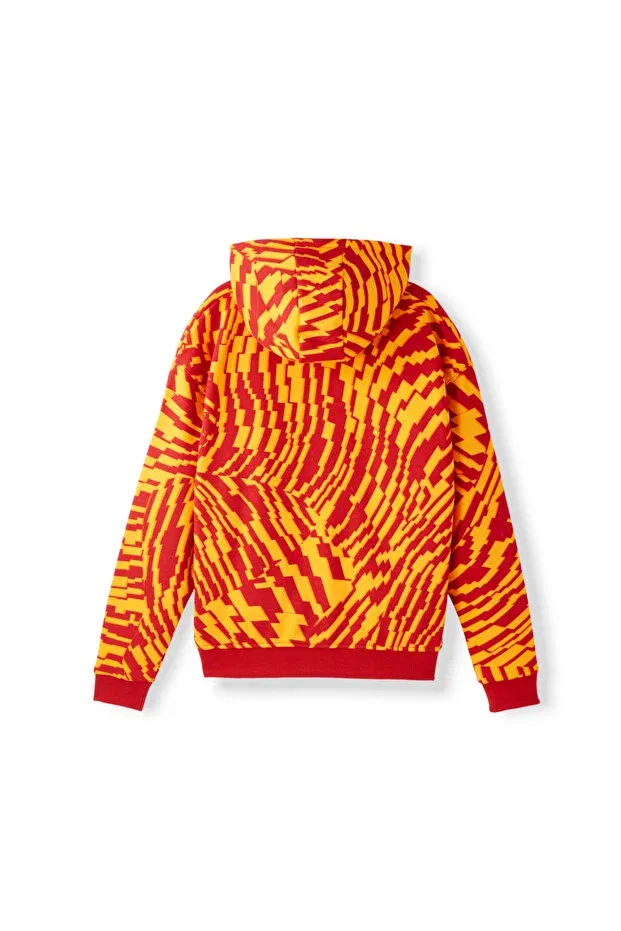 Детское худи для девочек с капюшоном Galatasaray kids hoodie c252110 Gsstore, Red — фото 2