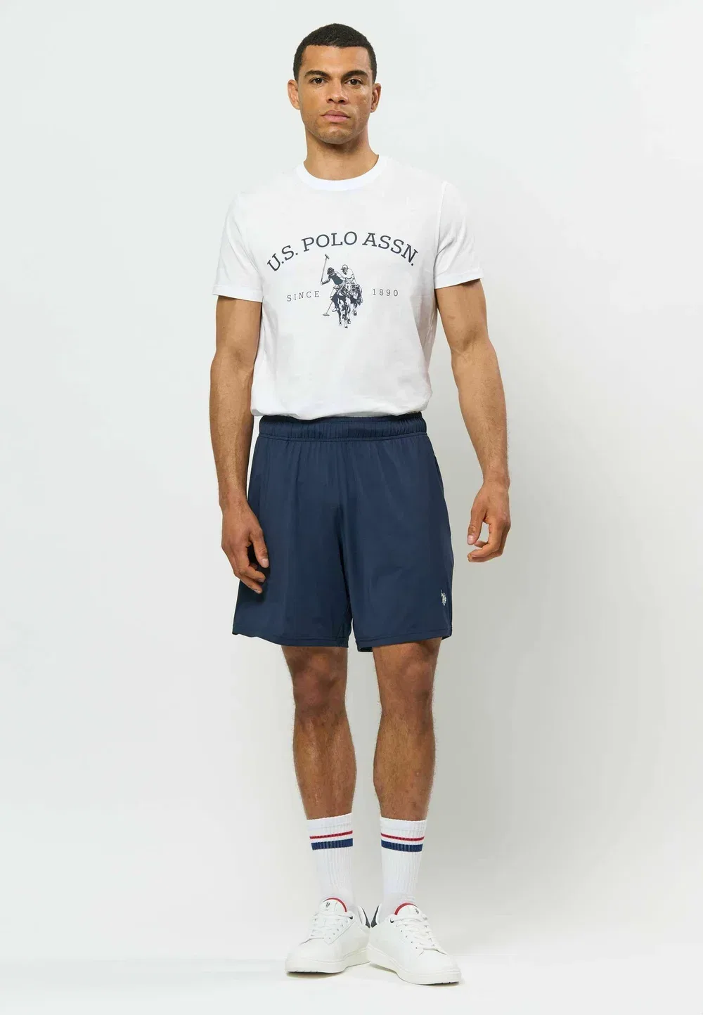 Шорты Umdian - спортивные штаны U.S. Polo Assn., Dark Sapphire — фото 2