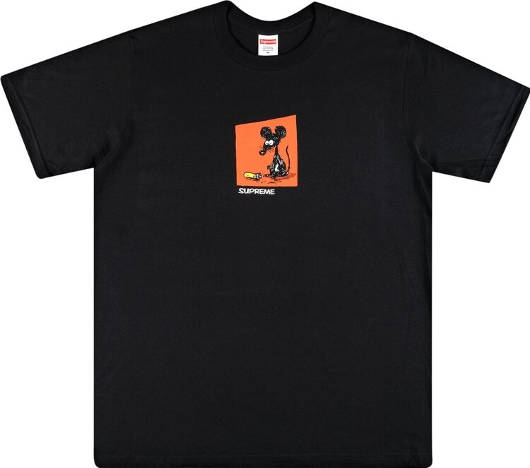 

Футболка Supreme Mouse Tee 'Black', черный
